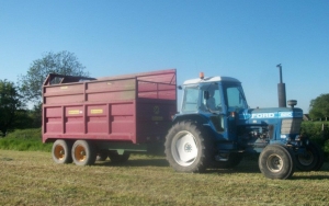 Matt Follet's Marshall Silage Trailer